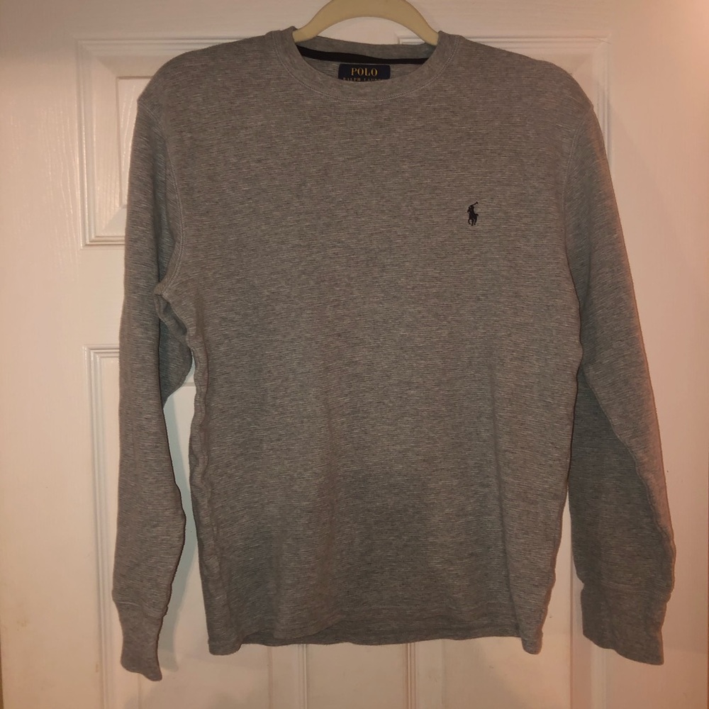 Polo by Ralph Lauren Gray Thermal Pullover